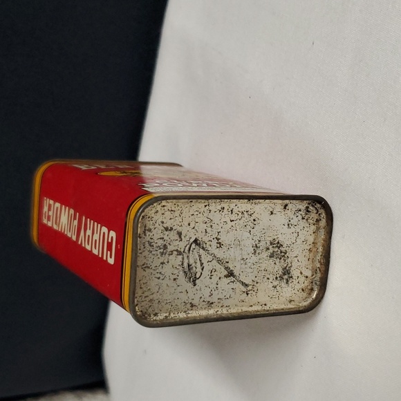VTG Spice Tin Ben-Hur Pure Curry Powder Metal Tin Patina Rust Aged - Picture 6 of 8